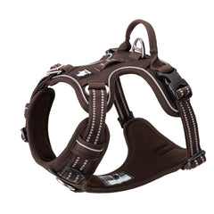 TRUE LOVE dog harness back-attachment point for safer, controlled walks
