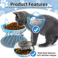 TRUNDISAN whisker-friendly ceramic bowls reduce whisker fatigue during meals.
