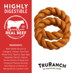 TRURANCH Apple Cinnamon Collagen Wreath cross-section—hydrolyzed collagen ingredients.
