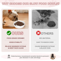 TRUVIC slow-feeder cat bowl 0.6 cup helps slower meals for cats