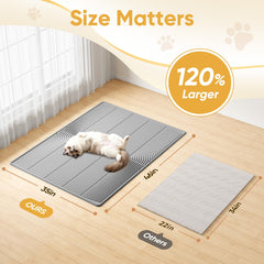 TRZZ XXL cat litter mat raised-edges close-up highlights effective litter trapping and spill control.