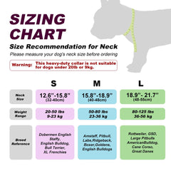 TSPRO Tactical Dog Collar purple four-point adjustment ensures a snug fit for medium to large dogs.