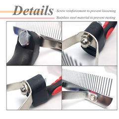 Tsxurepaw grooming brush showing massage action during use on a dog