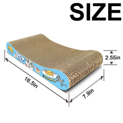 TTcat cat scratching pad reversible sides invite extended use and cost savings.