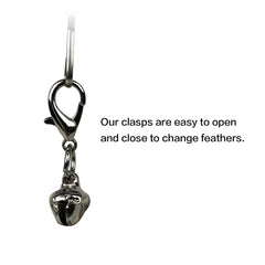 TTcat cat toy attachments with easy-clasp for quick feather changes.