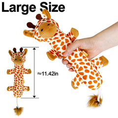 TTcat catnip-silvervine pillow giraffe side view encouraging hunting and snuggling