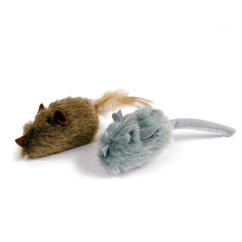 TTcat silvervine feather mice 2pc: interactive play and hunting instinct stimulation.