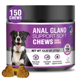 TTIXRL dog anal gland soft chews bottle promote anal gland health and convenient daily use
