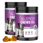 TTLXRI Dog Allergy Chews bottle – supports skin and coat health.