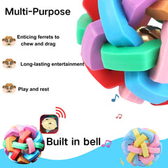 TTMIMIK bite-resistant ferret balls designed for durable chewing.