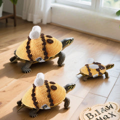 TTMIMIK turtle-sweater bright-yellow-on-turtle stands out for easy yard visibility