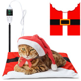 Tuanse Christmas Pets Heating Pad outer view offers cozy warmth for winter pets.