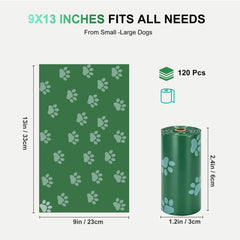 Tubasion 9x13-inch scented dog poop bags ideal for all dogs
