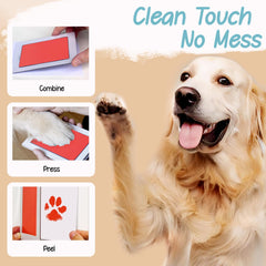 Tubuui baby footprints-safe pad captures tiny feet safely for newborn keepsakes.