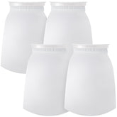 Tudomro aquarium filter sock white closeup showing eight-pack for debris filtration