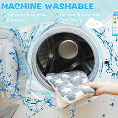 Tudomro guinea pig bed mat heart star pattern demonstrates cozy sleeping surface for small animals.