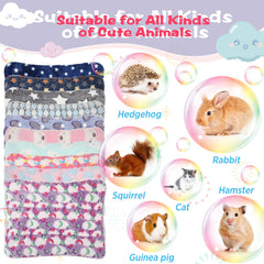 Tudomro guinea pig bed mat soft plush highlights comfort during rest and play.