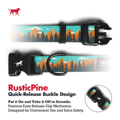 Tuff Pupper Adjustable Dog Collar Wide shows versatile fit for growing large dogs