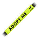 Tuff Pupper leash sleeve on Adopt Me label highly visible during walks