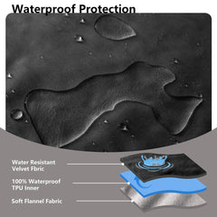Tuffeel sofa protection waterproof blanket on a couch ready for everyday life
