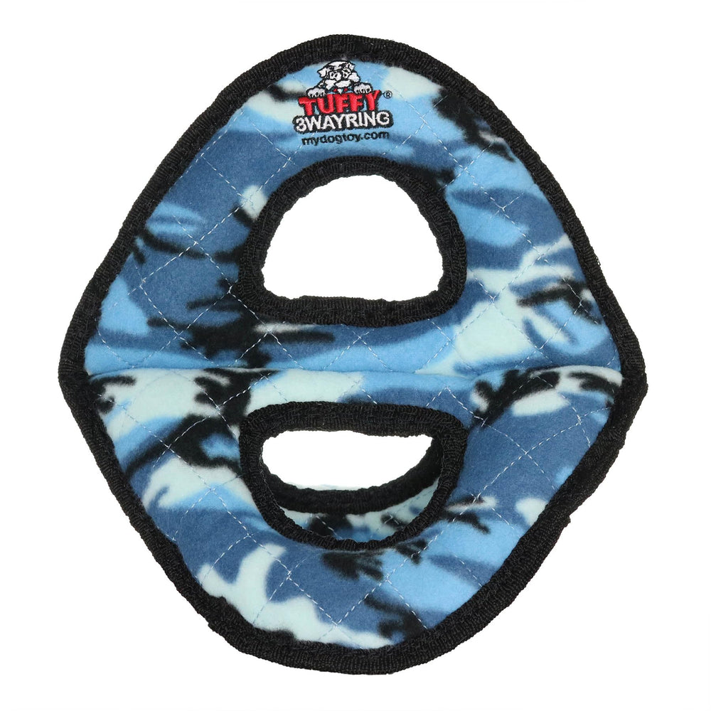 TUFFY ultimate 3Way Ring in camo blue for tug-friendly durable play