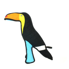 TUFFY Zoo Toucan front view shows durable construction for long play sessions.