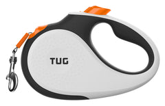 TUG 360tanglefree retractable leash with 16ft cord for smooth, tangles-free walks.