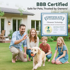 tuncate bark deterrent shown in outdoor weatherproof housing for reliability.