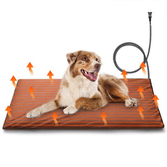 TURBRO 35x24 top view highlights spacious surface for large dogs