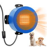 TURBRO Neighborhood dog house heater wall-mounted for space-saving warmth in kennels.
