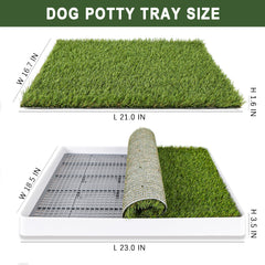 TURF XPRESS grass pad tray close-up shows realistic turf for training