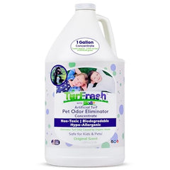 TurFresh BioS+ pour action showing easy application on outdoor surfaces.