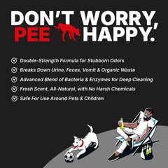 TurfSpa MAX 2x strength bottle highlights enzymatic action against pet odors.