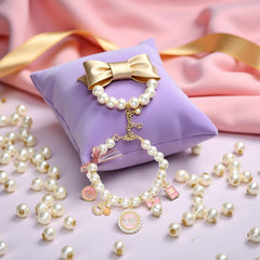 Tustao Pink Dog Adjustable Collar provides a comfortable secure fit