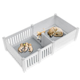 Tuxun whelping box assembly shows quick setup for a safe contained space