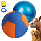 TVM Herding Ball 18inch full view demonstrates rugged dual-layer construction for durable play.