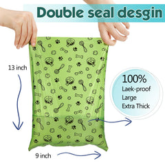 TVOOD extra-thick leak-proof bags protect hands during cleanup.
