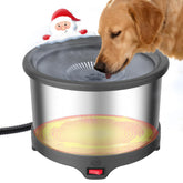 Twinsing 6.5L heated water bowl front view for warm water on cold days