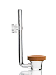 Twinstar CO2 diffuser aquarium setup shows stable placement and fine bubbles for planted tanks.