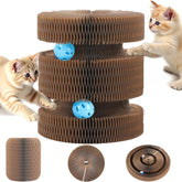 Twisty Paws cat toy donut-scratcher enhances interactive play and scratching