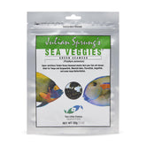 Two Little Fishies Sea Veg-Green Seaweed package front—natural snack for herbivorous reef fish.
