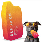 Two Tails Puff Parody Toy peach close-up with squeaker boosts interactive play