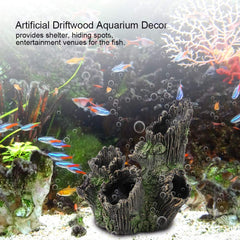 Tyenaza resin driftwood art highlights lightweight, durable design for freshwater and saltwater tanks