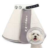 TZBEINN soft dog cone outer shell demonstrates durable protection with quiet, comfortable resting.