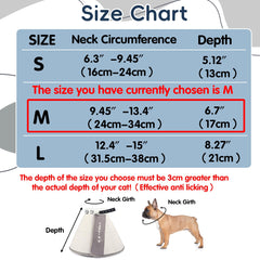 TZBEINN soft dog cone waterproof windproof fabric stays comfortable in varied weather.