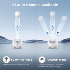 uahpet automatic ball launcher four-balls kit supports longer sessions