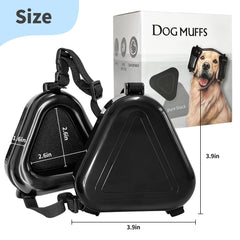 uaidie dog ear muffs black color evoke premium look during outings