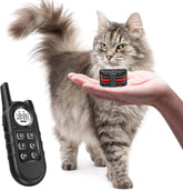 UbaNinva tiniest cat shock collar red compact design for comfortable all-day wear.