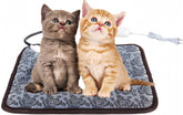 UBEI electric heating pad with flower pattern warms pets in cold rooms