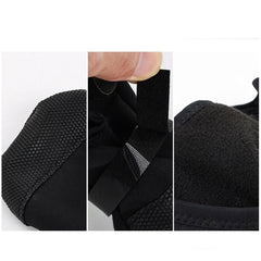 Ubxvamm dog paws protector boot adjustable strap demonstrates secure fit